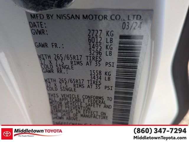 2024 Nissan Frontier SV