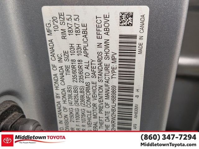 2020 Honda CR-V EX-L