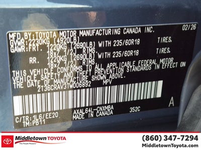 2026 Toyota RAV4 XLE Premium