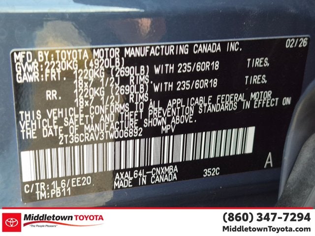 2026 Toyota RAV4 XLE Premium