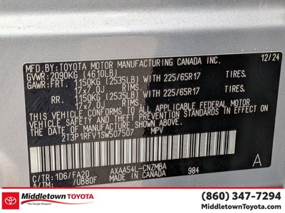 2025 Toyota RAV4 XLE