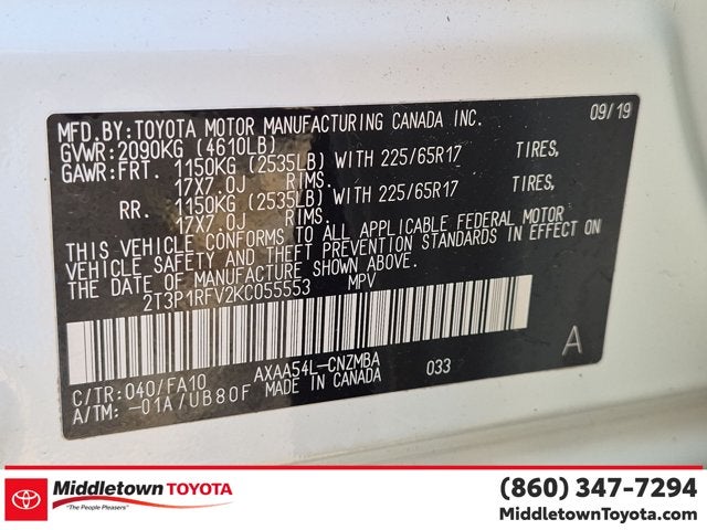 2019 Toyota RAV4 XLE