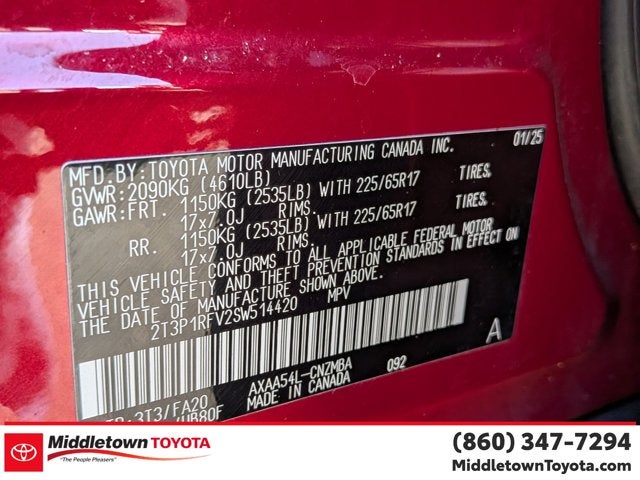 2025 Toyota RAV4 XLE
