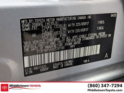 2025 Toyota RAV4 XLE