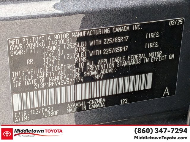 2025 Toyota RAV4 XLE