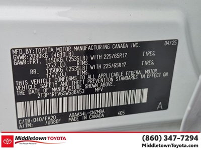 2025 Toyota RAV4 XLE