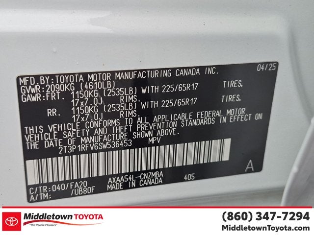 2025 Toyota RAV4 XLE