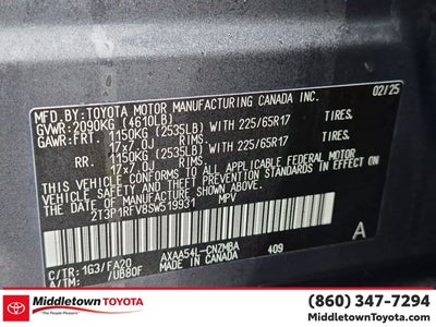 2025 Toyota RAV4 XLE