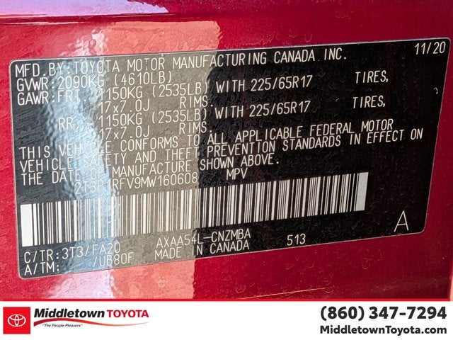 2021 Toyota RAV4 XLE