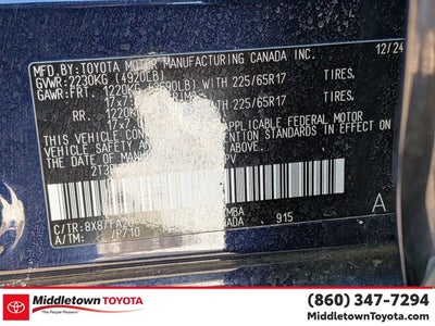 2025 Toyota RAV4 Hybrid XLE