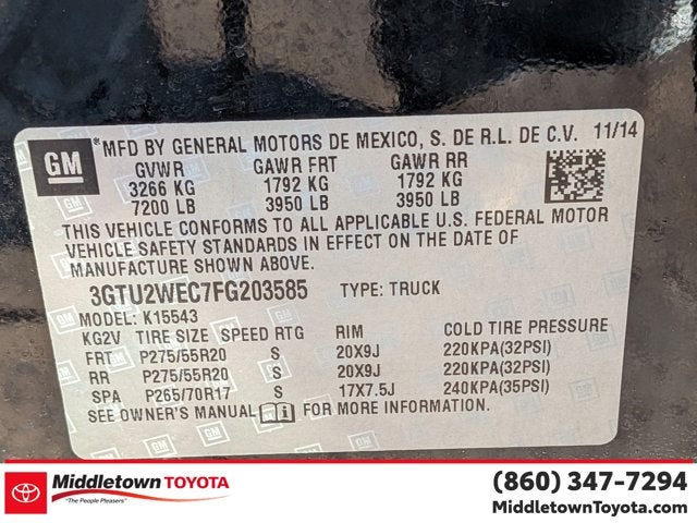 2015 GMC Sierra 1500 Denali