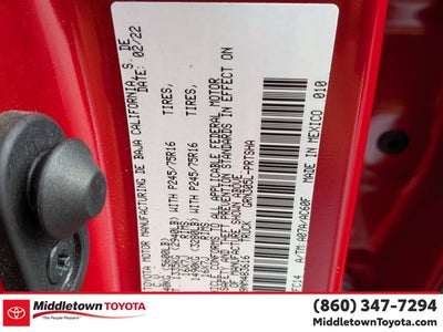 2022 Toyota Tacoma 4WD SR5