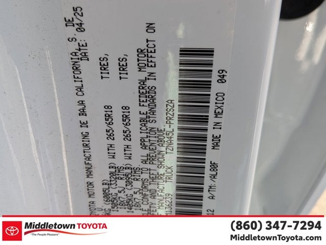 2025 Toyota Tacoma 4WD TRD Sport