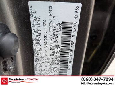 2015 Toyota Tacoma Base