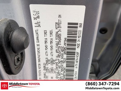 2021 Toyota Tacoma 4WD SR