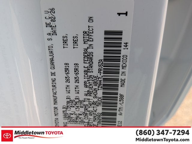 2026 Toyota Tacoma 4WD TRD Sport