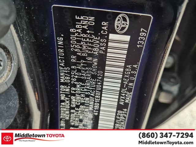 2015 Toyota Avalon Hybrid XLE Touring