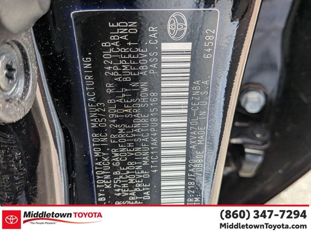 2023 Toyota Camry LE