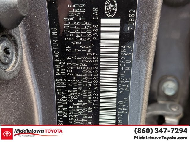 2024 Toyota Camry SE