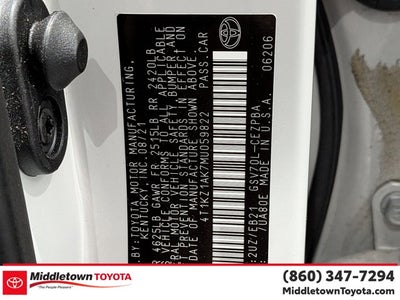 2021 Toyota Camry TRD V6