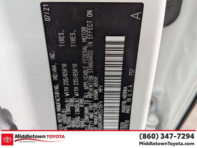 2021 Toyota Highlander Hybrid XLE