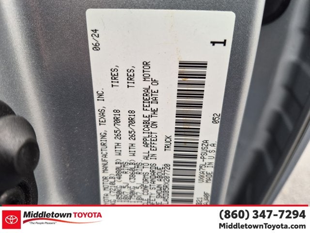 2024 Toyota Tundra 4WD SR5