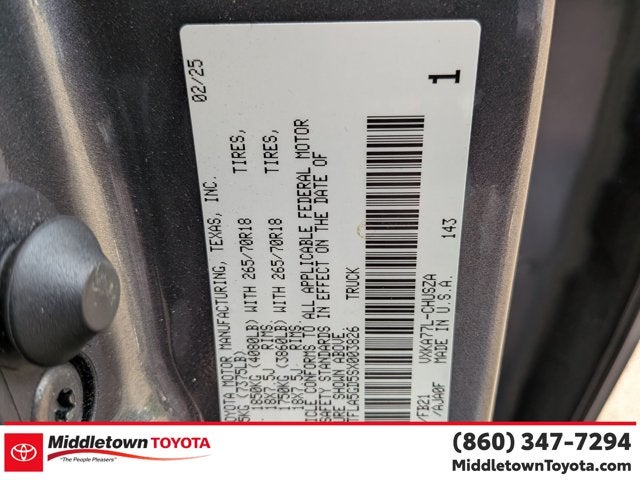 2025 Toyota Tundra 4WD SR5