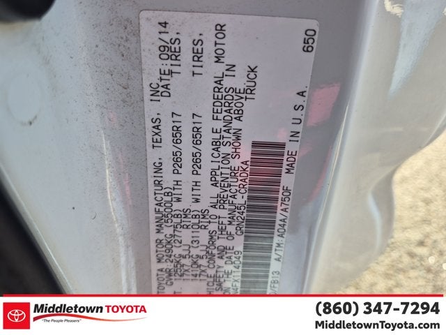 2015 Toyota Tacoma Base