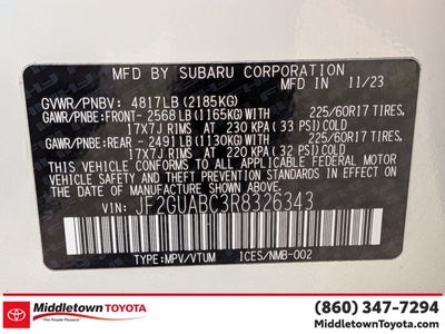 2024 Subaru Crosstrek Base