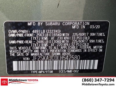 2020 Subaru Forester Premium