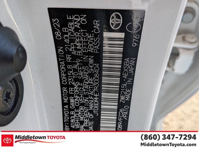 2024 Toyota Corolla SE