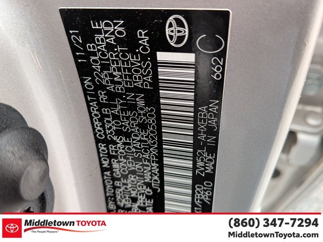 2022 Toyota Prius Prime LE