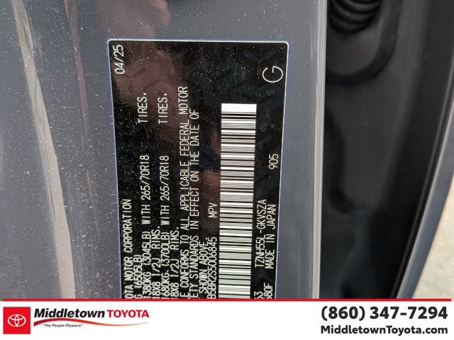 2025 Toyota 4Runner Trailhunter