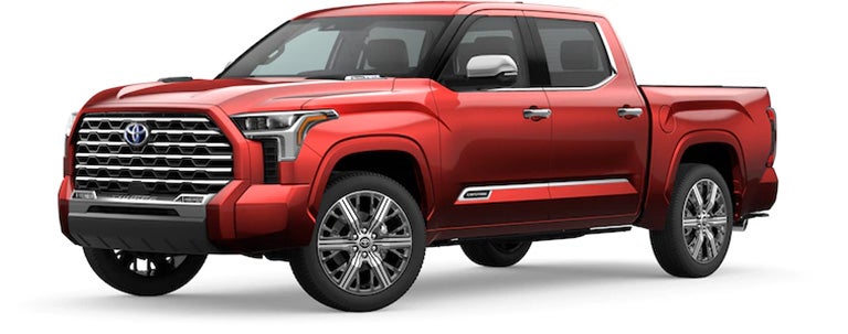 2022 Toyota Tundra Capstone in Supersonic Red | Middletown Toyota in Middletown CT